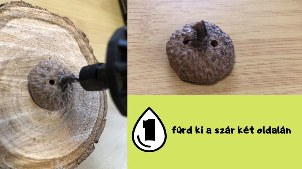 makk kupacs átfúrása