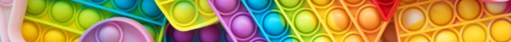pop it táblák nagyítva, buborékok közelről